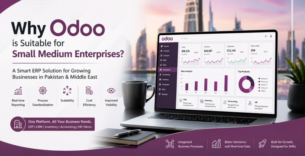 Why Odoo is Suitable for Small Medium Enterprises