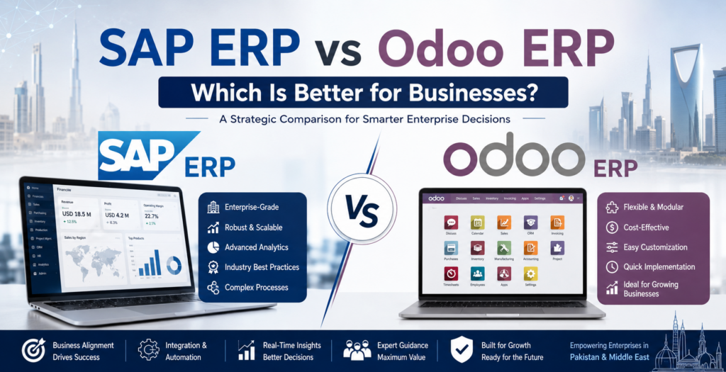 SAP ERP vs Odoo ERP – Which Is Better for Businesses?