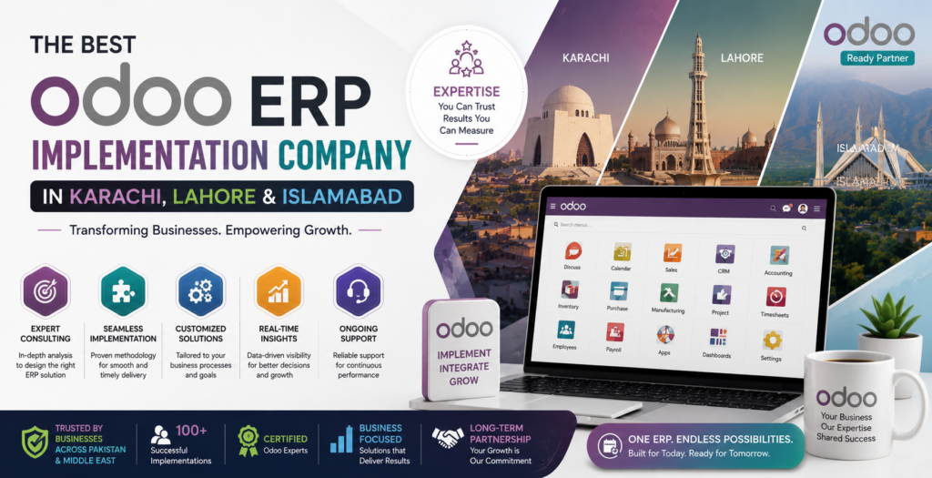 Best Odoo ERP Implementation Company in Karachi, Lahore and Islamabad